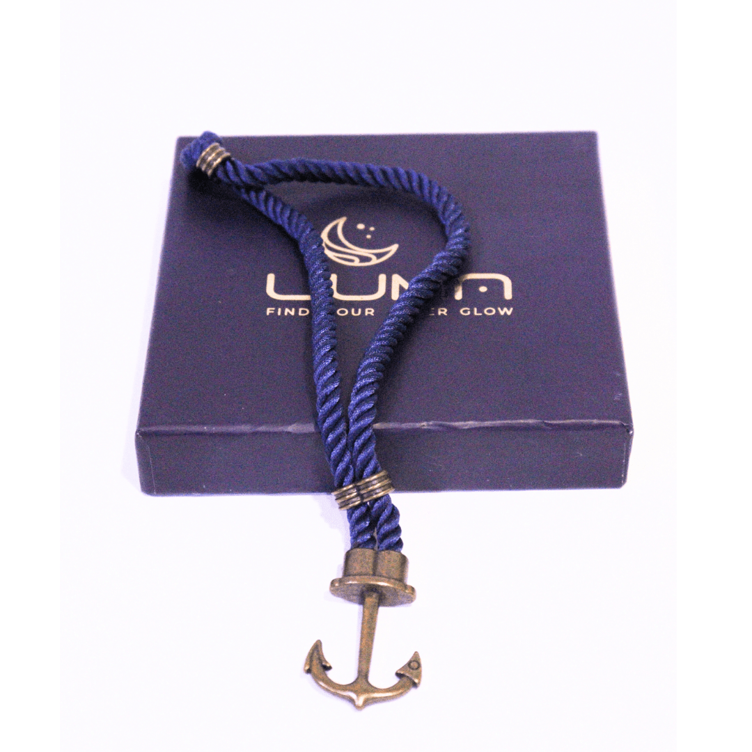 ANCHOR LINK BRACELET BLUE