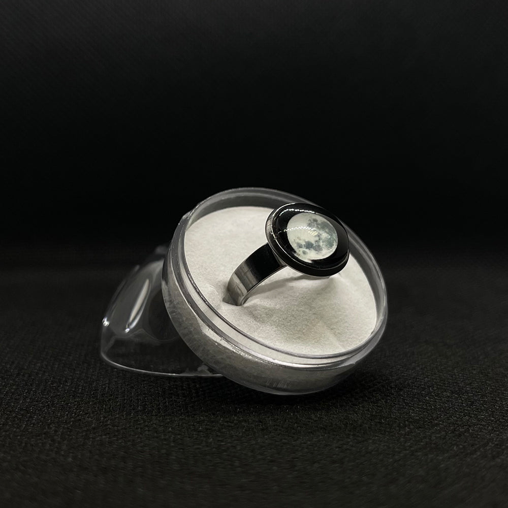 Lunar Moon Ring – White Luma