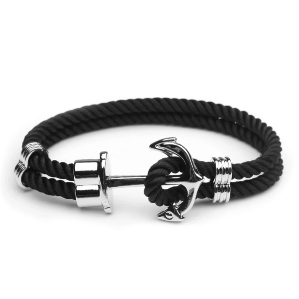 ANCHOR LINK BRACELET BLACK