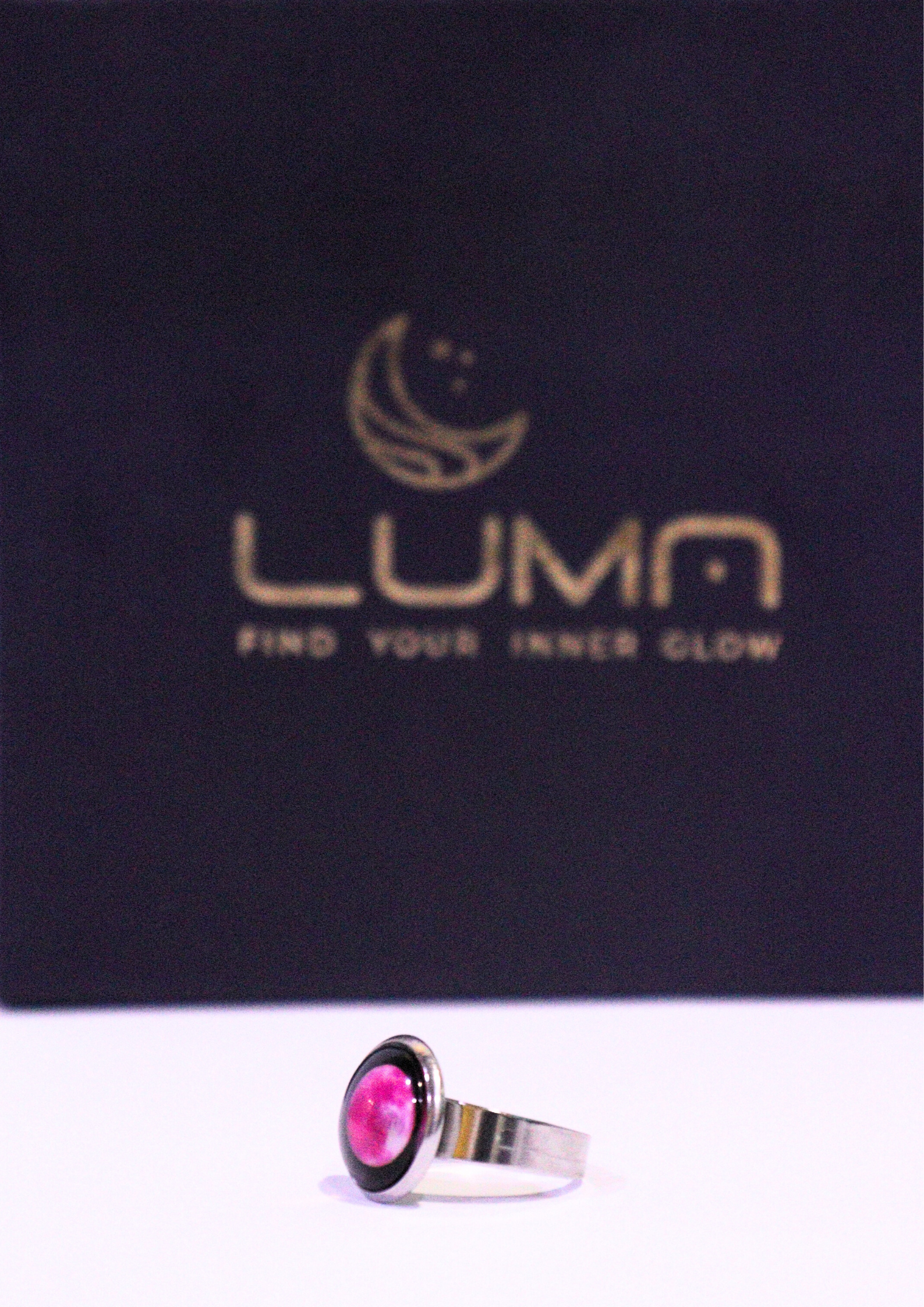 Lunar Moon Ring – Pink - Luma