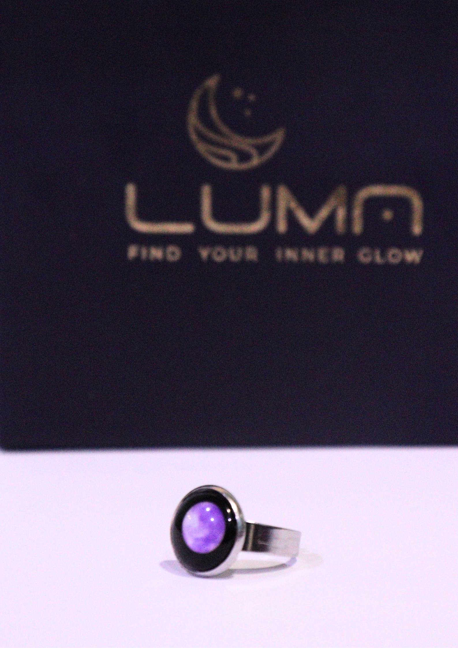 Lunar Moon Ring – Purple - Luma