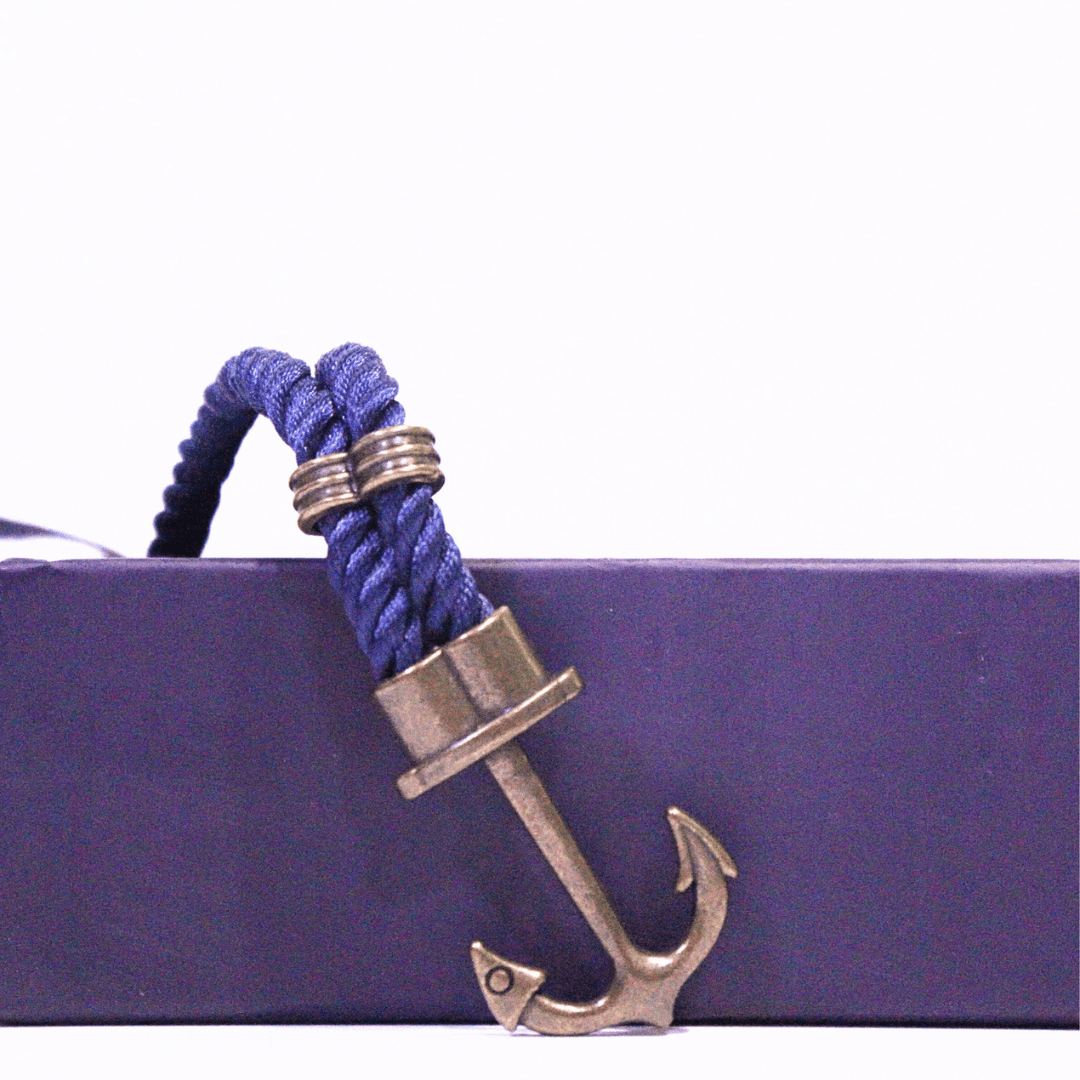 ANCHOR LINK BRACELET BLUE