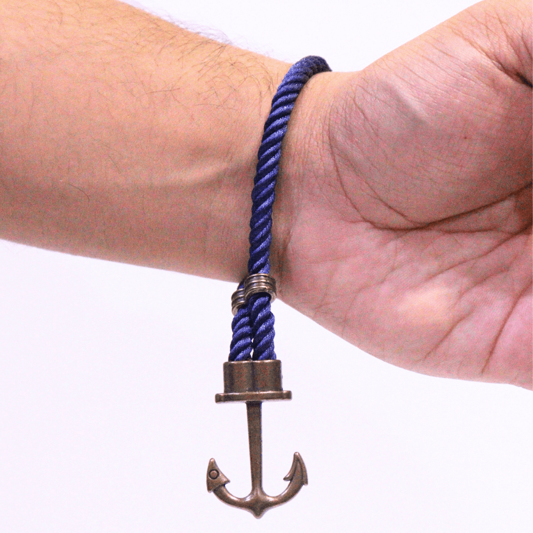 ANCHOR LINK BRACELET BLUE