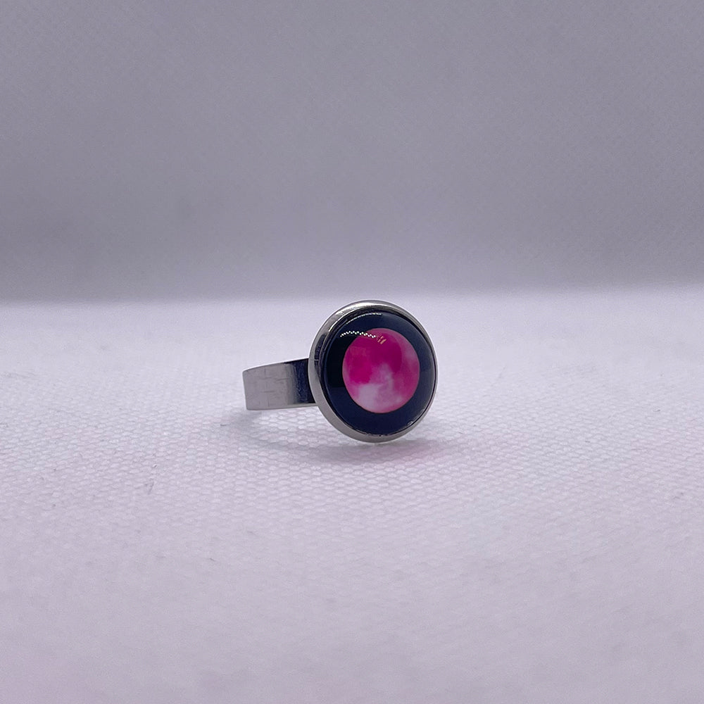 Lunar Moon Ring – Pink Luma