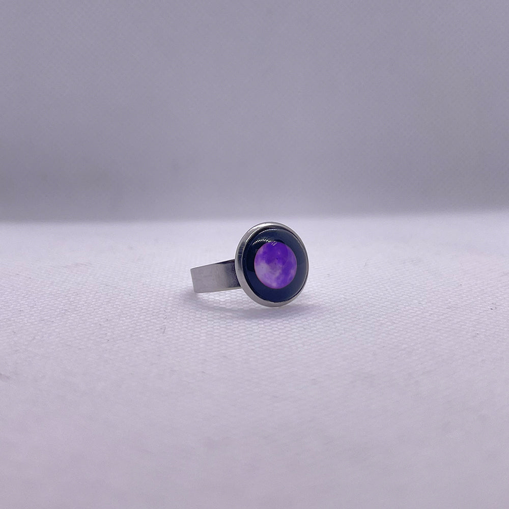 Lunar Moon Ring – Purple Luma