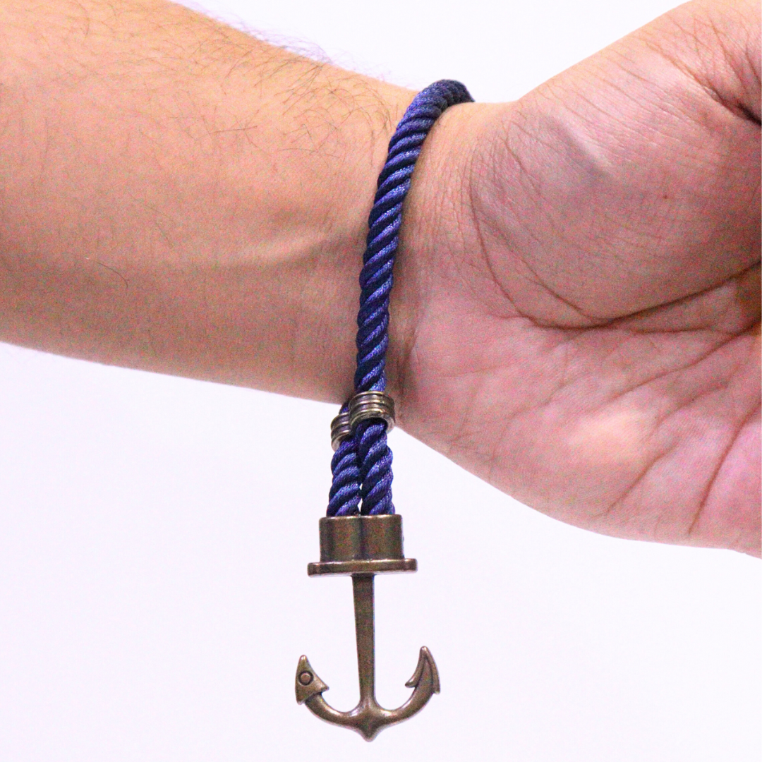 ANCHOR LINK BRACELET BLUE