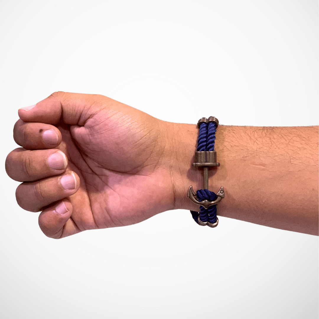 ANCHOR LINK BRACELET BLUE