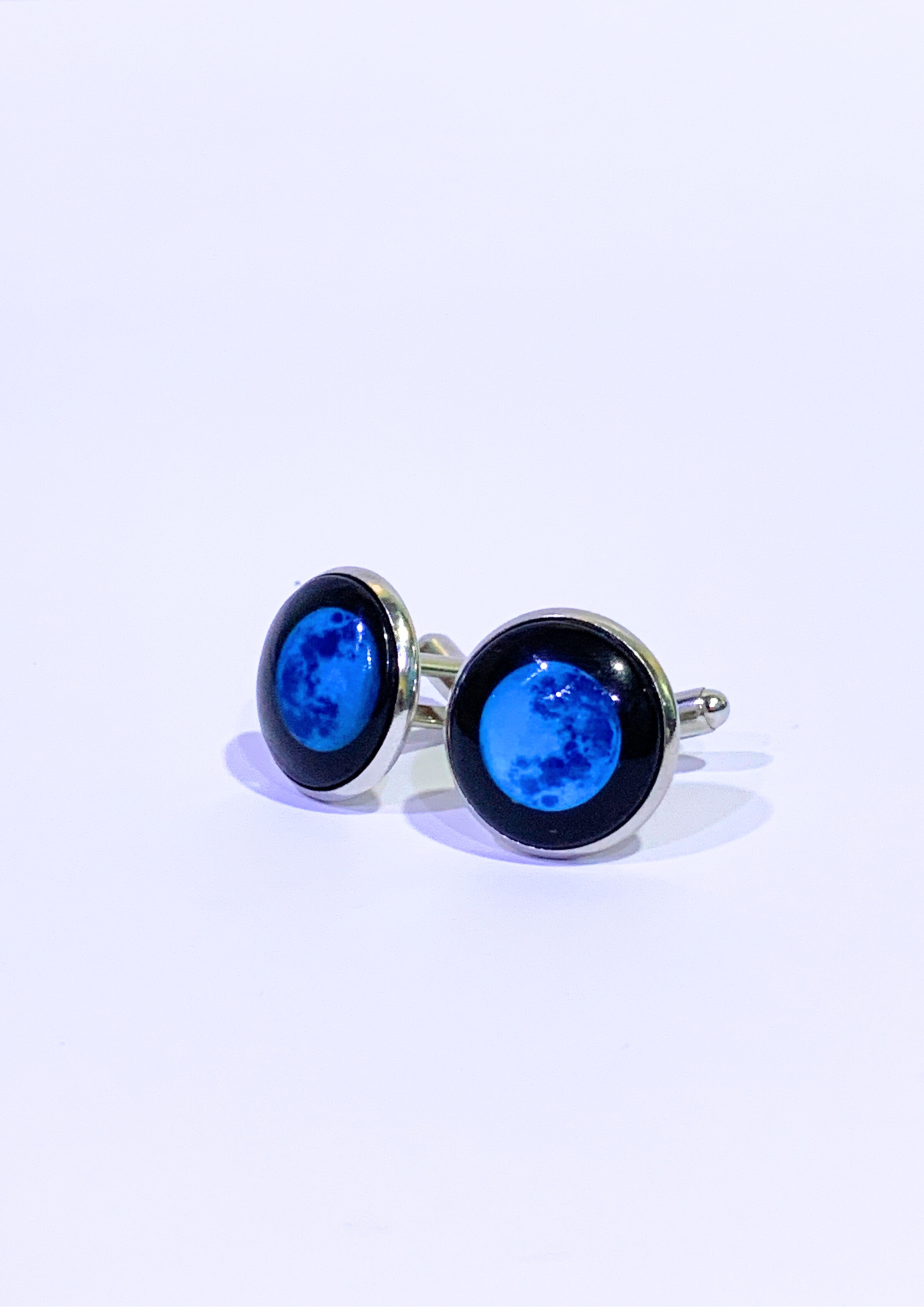 LUNAR EYE CUFFLINKS - BLUE - Luma