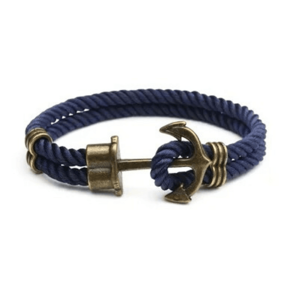 ANCHOR LINK BRACELET BLUE - Luma