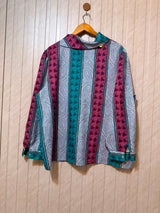 Chest 23  Length 27  Fabric Silk Women's Classic Full Sleeve Top