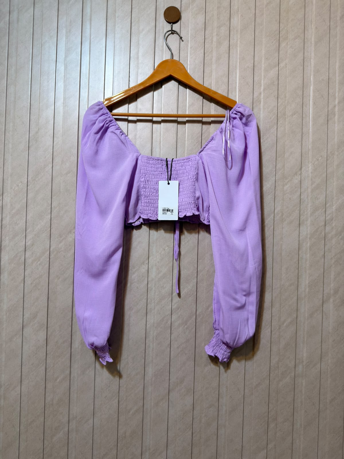 Chest Small  Length 12  Fabric Cotton Silk Women's Elegant Full Sleeve Top