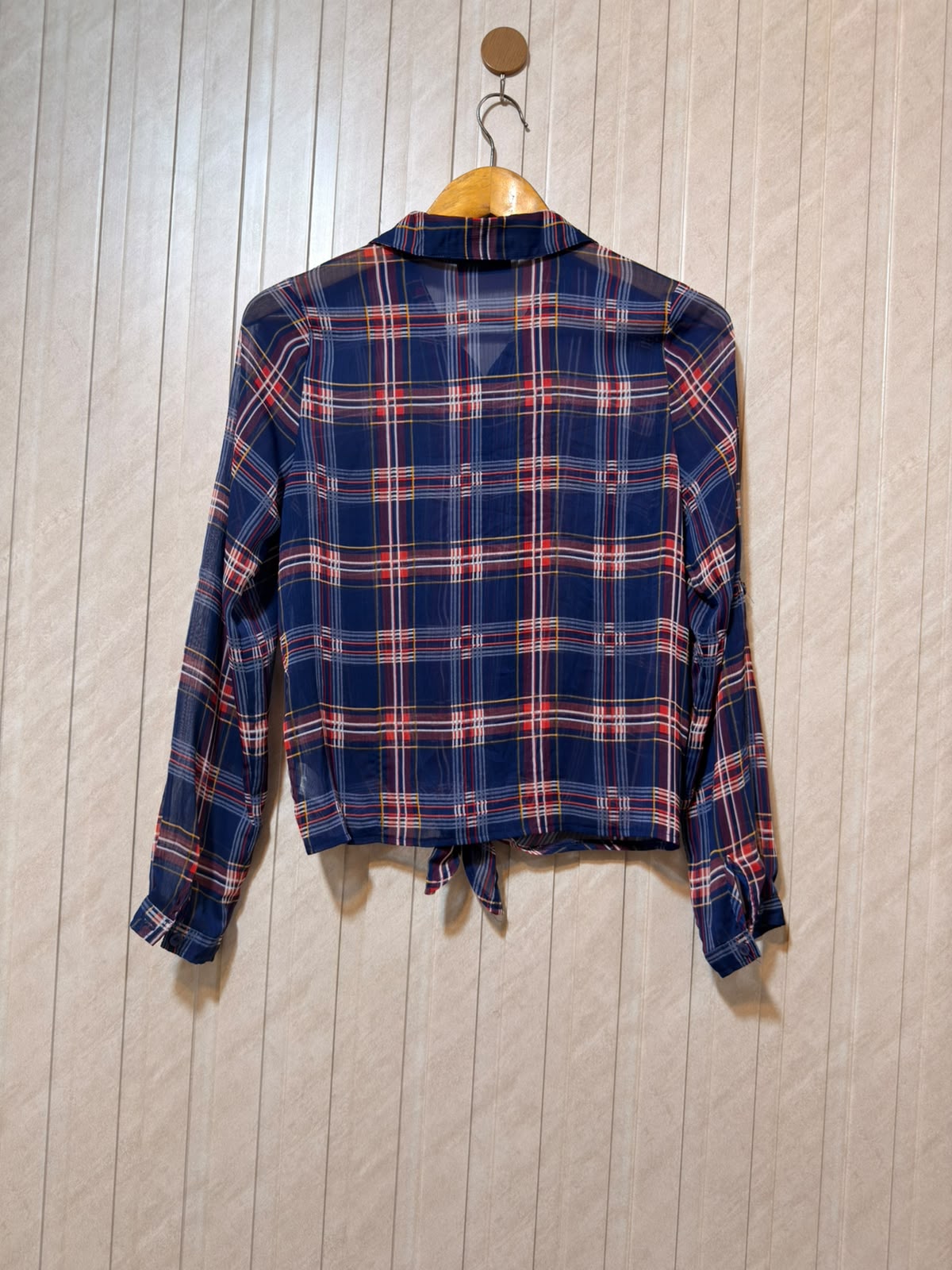 Chest 17  Length 21  Fabric Chiffon Women's Contemporary Full Sleeve Top