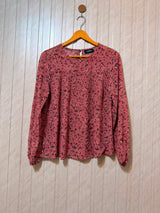 Chest 19  Length 23  Fabric Chiffon Women's Timeless Full Sleeve Top
