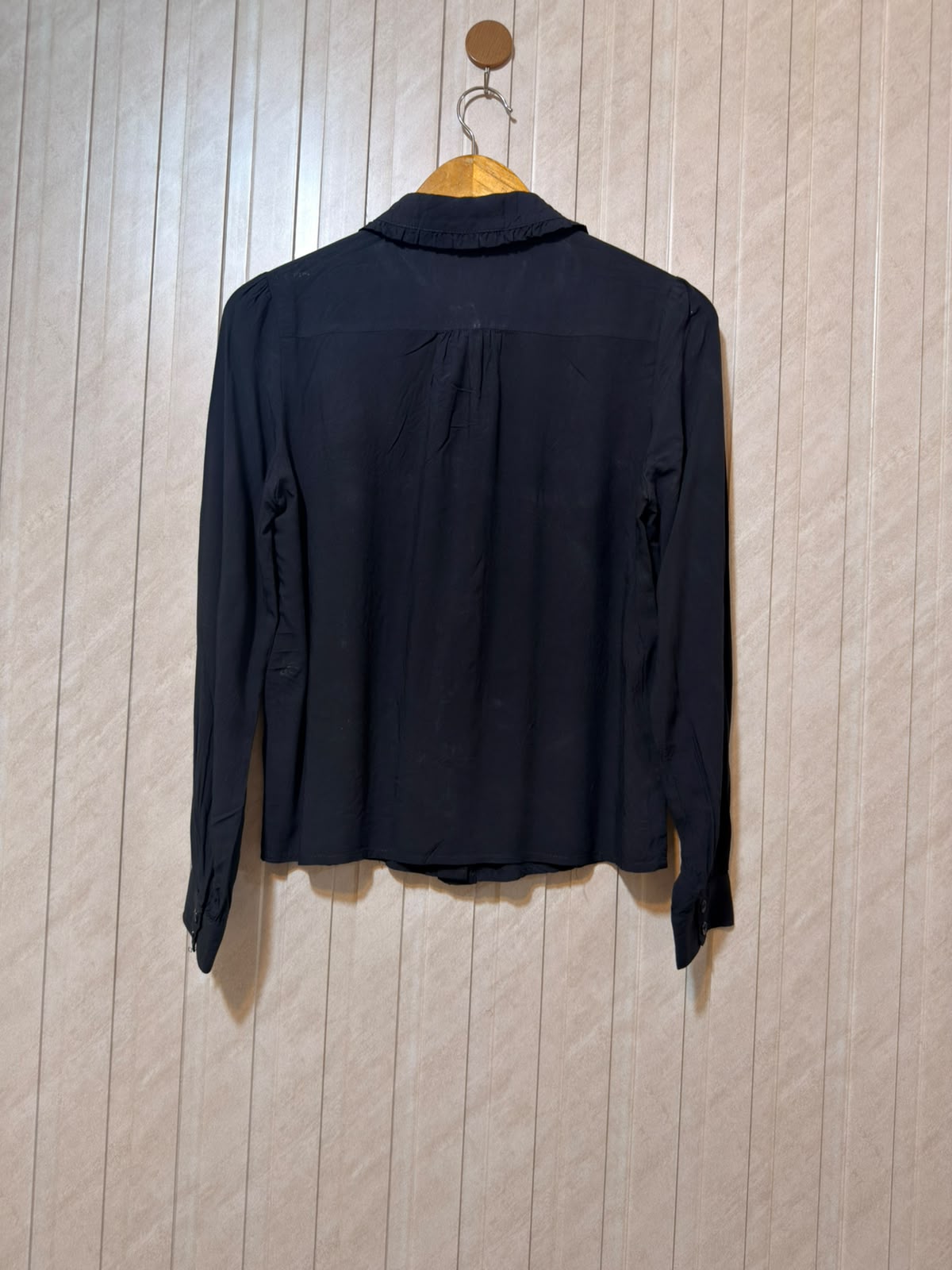 Chest 16  Length 21  Fabric Linen Women's Modern Everyday Top