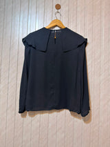 Chest 17  Length 23  Fabric Chiffon Women's Sophisticated Everyday Top