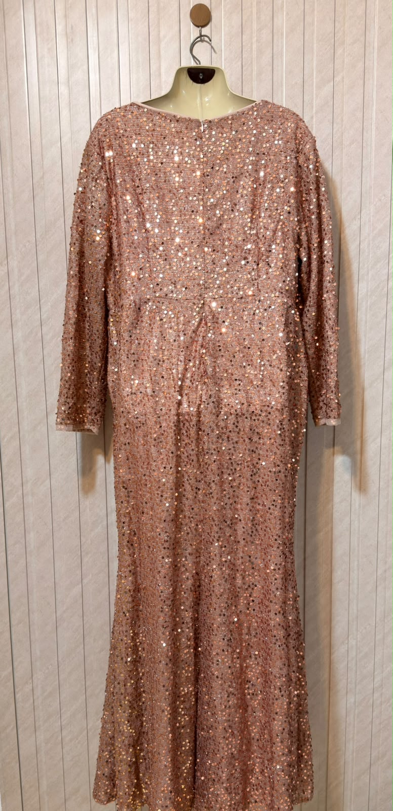 Chest 22  Length 58  Fabric Net Elegant Women's Long Maxi