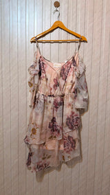 Chest 18  Length 36  Fabric Chiffon Women's Longline Top