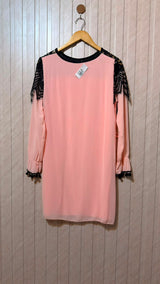 Chest 17  Length 32  Fabric Chiffon Women's Everyday Extended Top