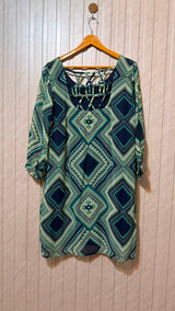Chest 20  Length 35  Fabric Chiffon Women's Long Top