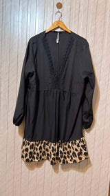 Chest 25  Length 35  Fabric Silk jersey Women's Relaxed Extended Top