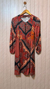 Chest 18  Length 36  Fabric Silk Jersey Women's Classic Long Top