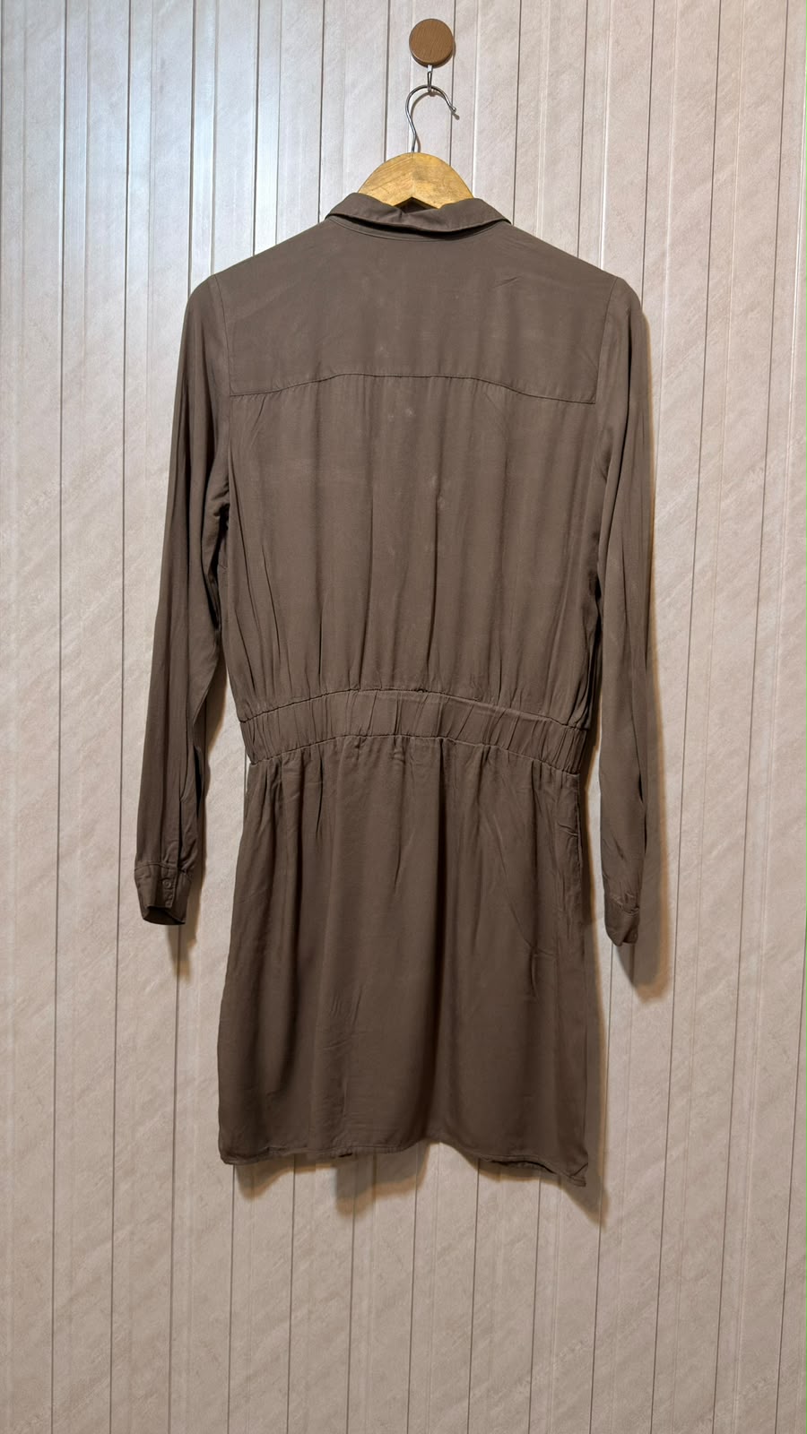 Chest 19  Length 35  Fabric Linen Women's Relaxed Long Top