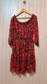 Chest 20  Length 38  Fabric Chiffon Women's Contemporary Extended Top