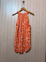 Chest 20  Length 30  Fabric linen Women's Stylish Sleeveless Top