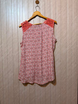 Chest 21  Length 26  Fabric Rayon Women's Fashion Sleeveless Top