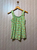 Chest 18  Length 21  Fabric Linen Women's Elegant Sleeveless Top