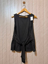 Chest 20  Length 23  Fabric Cotton Silk Women's Sleeveless Modern Top