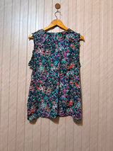 Chest 21  Length 25  Fabric linen Women's Modern Sleeveless Top
