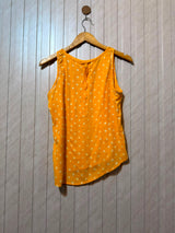 Chest 17  Length 21  Fabric Cotton Women's Smart Sleeveless Top