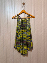 Chest 20  Length 29  Fabric Rayon Women's Trendy Sleeveless Top