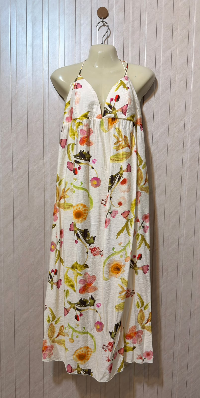 Chest 18  Length 46  Fabric Silk Chic Women's Maxi
