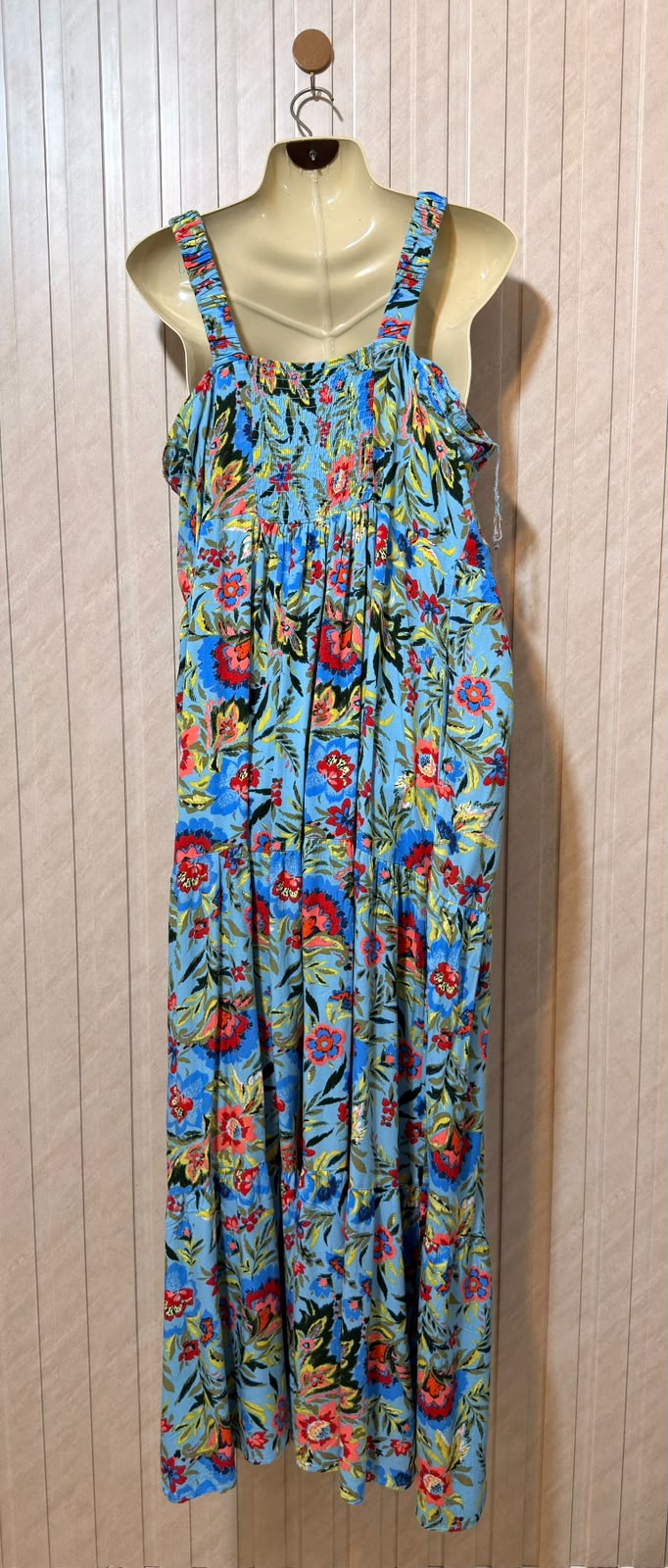 Chest 21  Length 54  Fabric silk Classic Long Maxi Dress