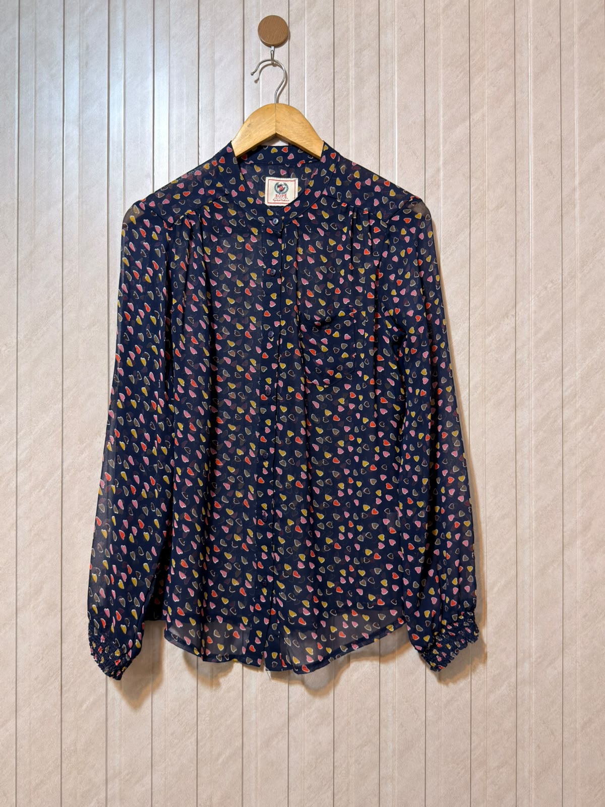 Chest 18  Length 25  Fabric Chiffon Women's Smart Full Sleeve Top