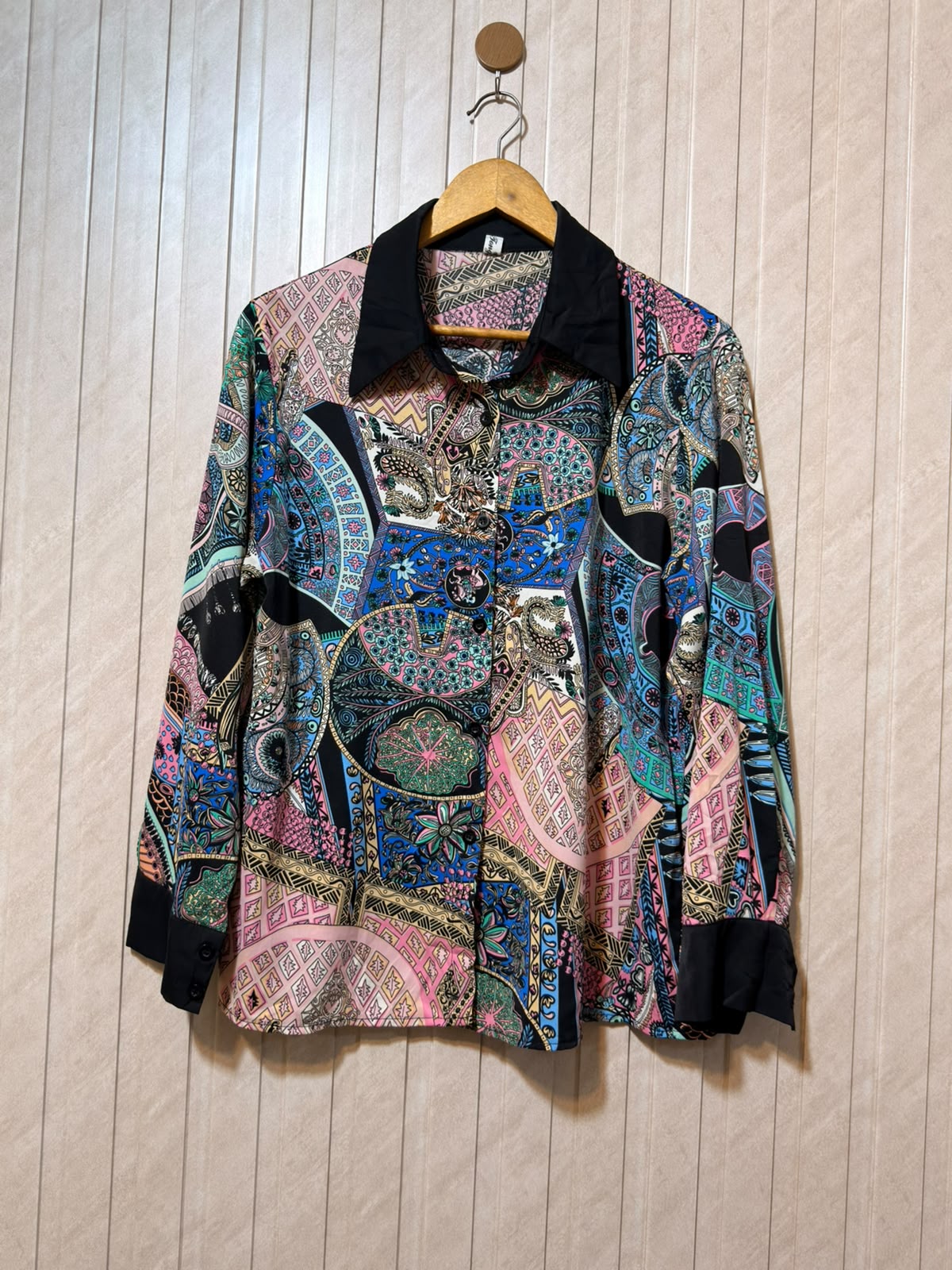 Chest 20  Length 24  Fabric Silk Women's Elegant Full Sleeve Top