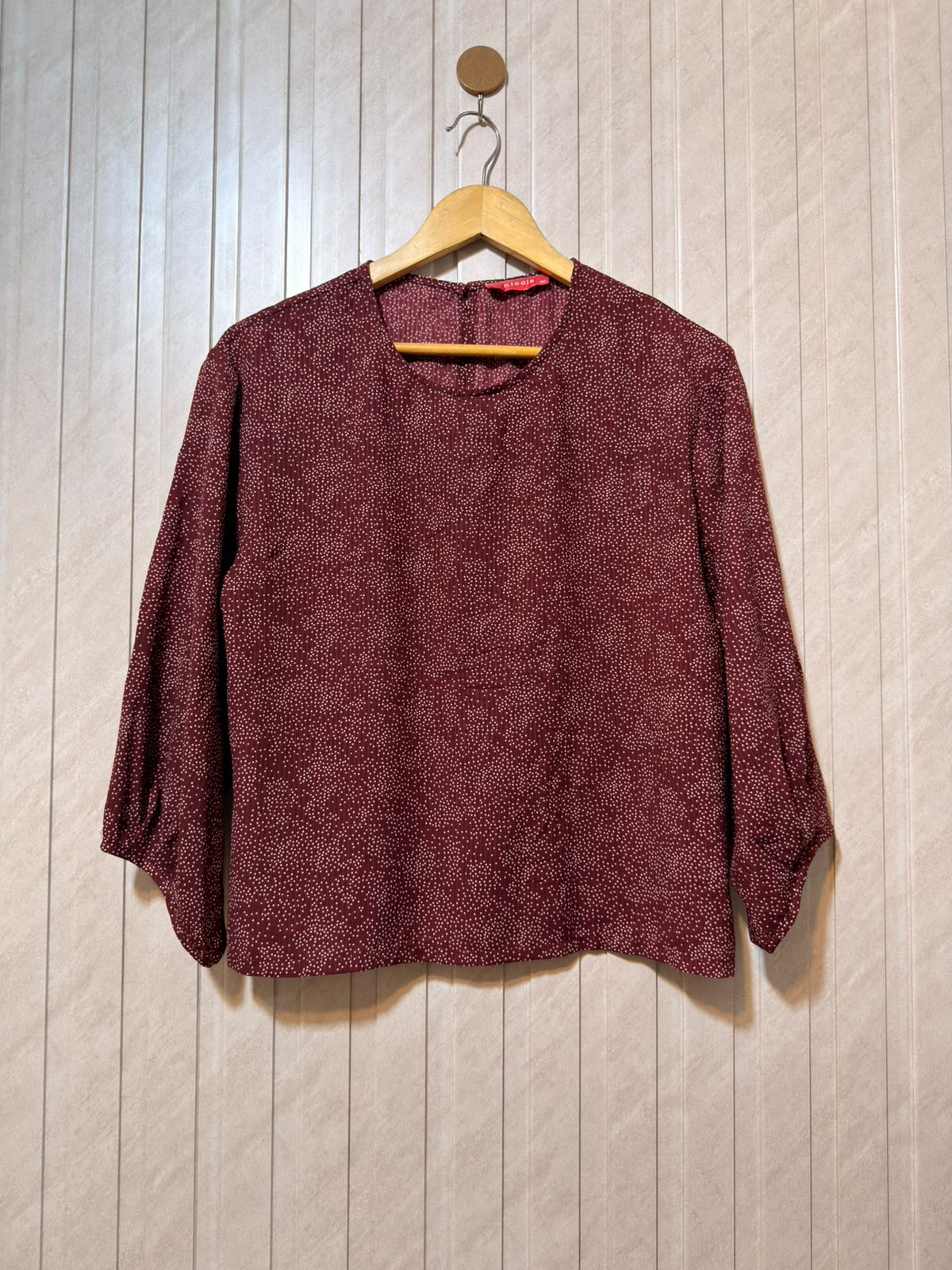 Chest 19  Length 21  Fabric Rayon Women's Classic Full Sleeve Top