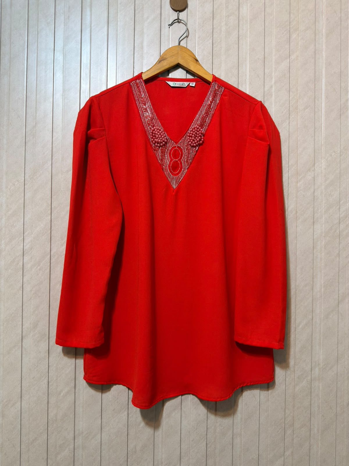 Chest 19  Length 28  Fabric Chiffon Women's Essential Full Sleeve Top