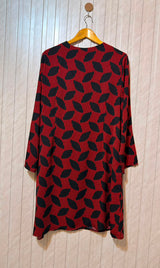 Chest 21  Length 37  Fabric Jorjet  Women's Modern Full Sleeve Top