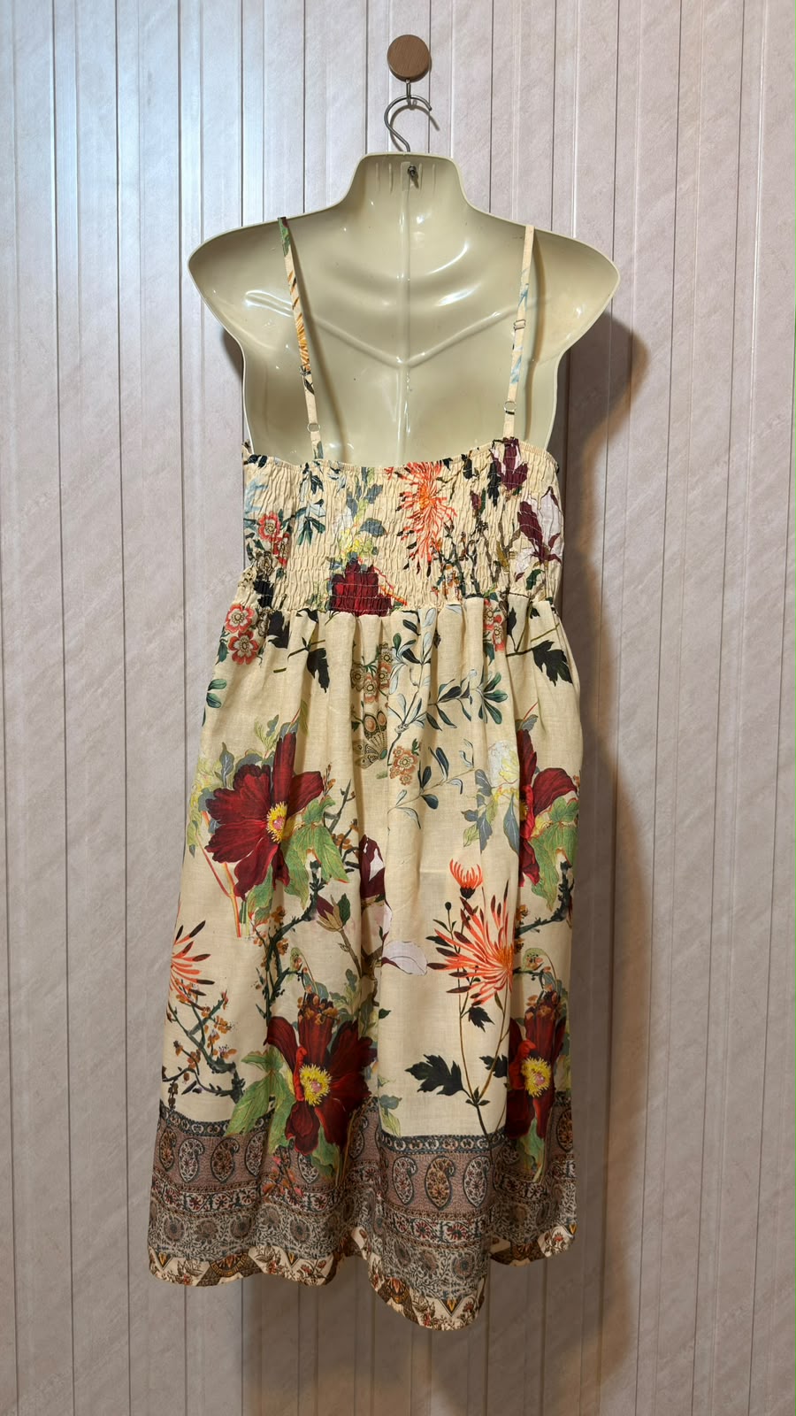 Chest 19  Length 36  Fabric Cotton Glamorous Embroidered Party Mini Dress