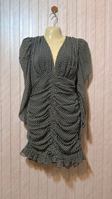 Chest 19  Length 32  Fabric Chiffon Luxury Party Wear Mini Dress