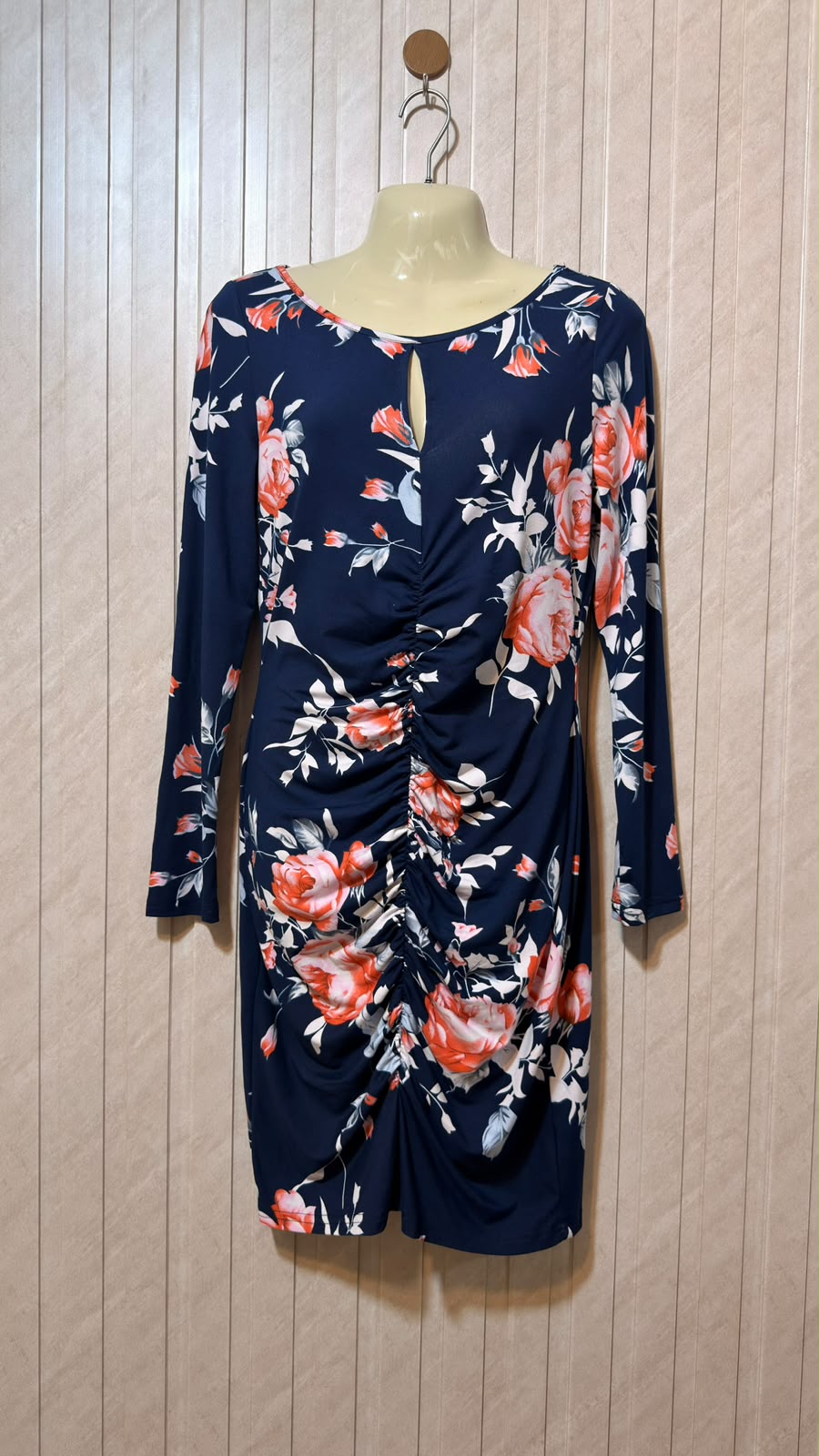 Chest 20  Length 34  Fabric Silk Jersey Elegant Beaded Party Wear Mini Dress