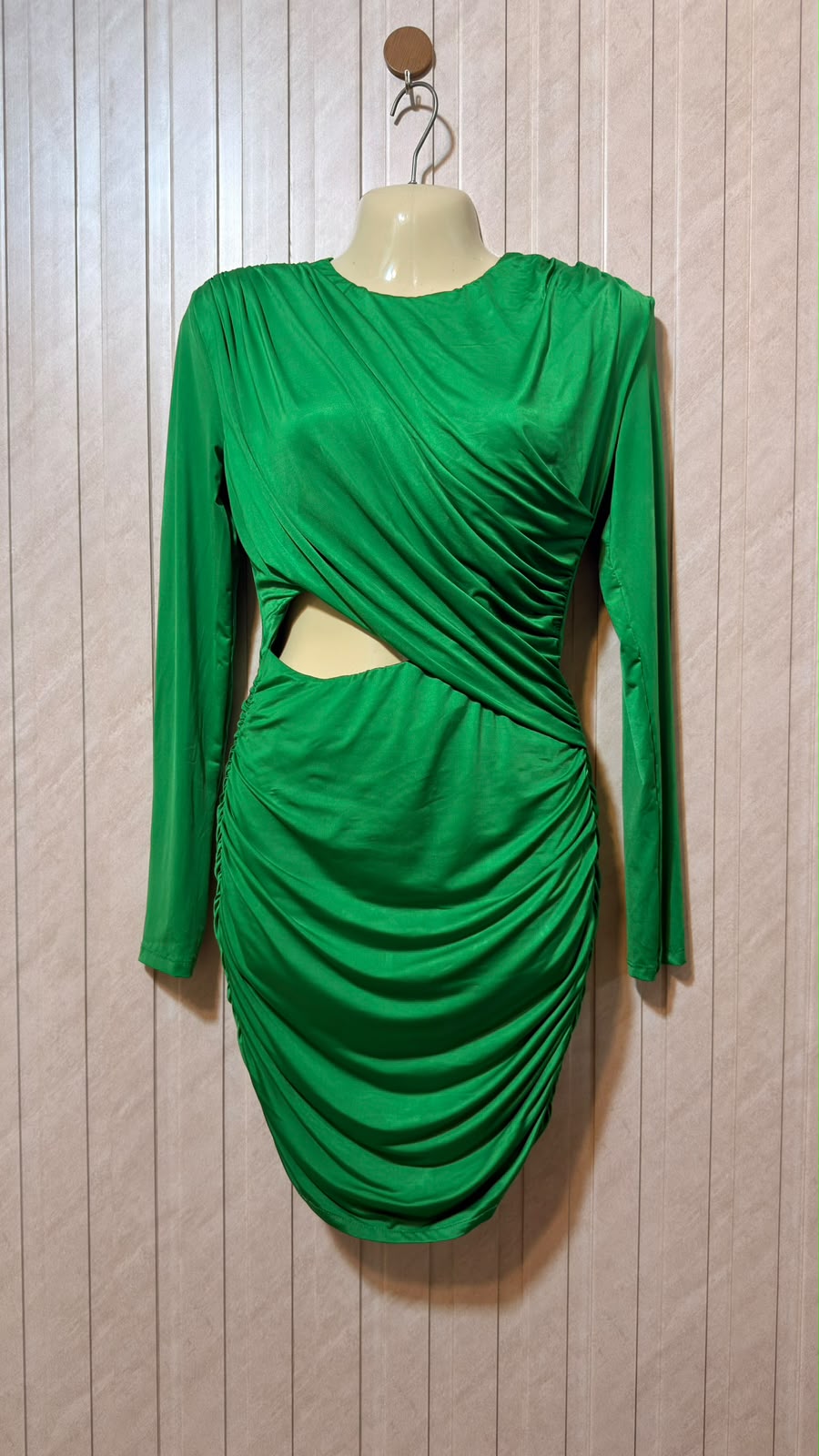 Chest 19  Length 32  Fabric Silk Jersey Stylish Fancy Mini Dress