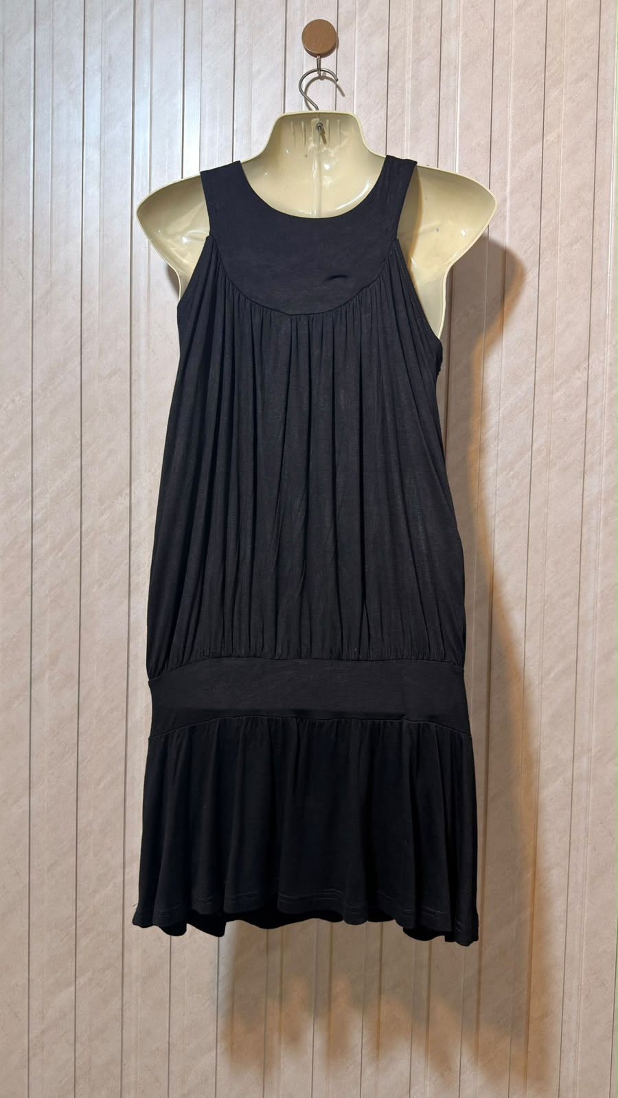 Chest 21  Length 33  Fabric Jersey Elegant Mini Dress