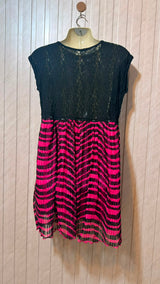 Chest 21  Length 33  Fabric Jersey Gorgeous Net Party Wear Dress