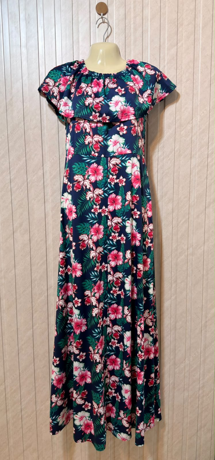 Chest 20  Length 54  Fabric Silk Jersey Women's Classic Maxi