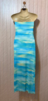 Chest Small  Length 42  Fabric Net Women's Long Maxi