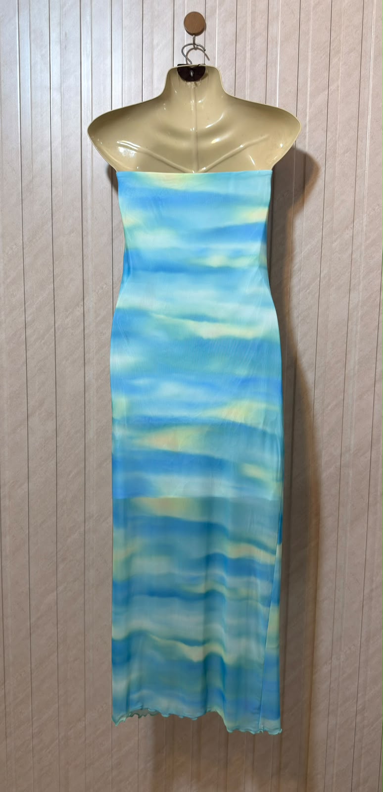 Chest Small  Length 42  Fabric Net Women's Long Maxi